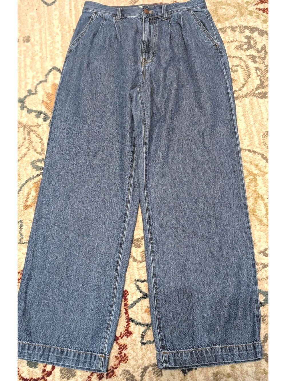 Madewell Women's Denim Trouser Jeans Size 27 Blue Cotton Lyocell Blend
